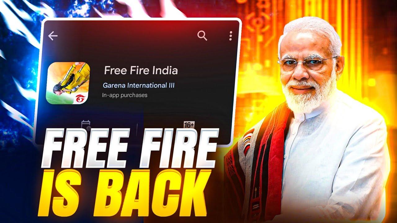 Free Fire India Comeback